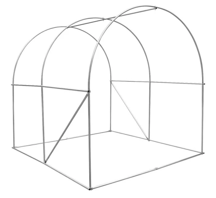 ZÁHRADNÝ TUNEL 200x200x200CM PE KONŠTRUKCIA ZELENÁ OCEL