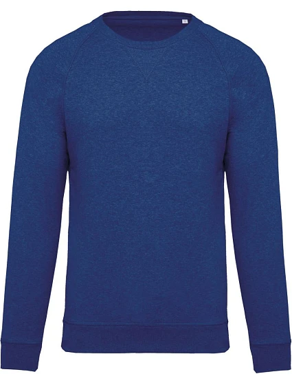 Kariban K 480 Pánska mikina s raglánovými rukávmi z bio bavlny 20.K480 ocean blue heather Kariban K 480 Pánska mikina s raglánovými rukávmi z bio bavlny 20.K480 ocean blue heather
