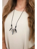 Sada halenky + kalhot s přívěskem tmavě béžová Sada halenky + kalhot s přívěskem tmavě béžová