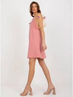 LK SK 506733 šaty.85 tmavo ružová