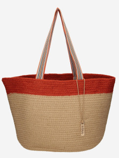 Plážová taška NOBO basket Beige-orange