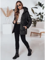 Dámská zimní bunda černá prošívaná model 21990826 - Dstreet