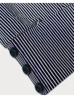 Tmavě modrá halenka s límečkem model 18493739 - Forget me not FASHION Tmavě modrá halenka s límečkem model 18493739 - Forget me not FASHION