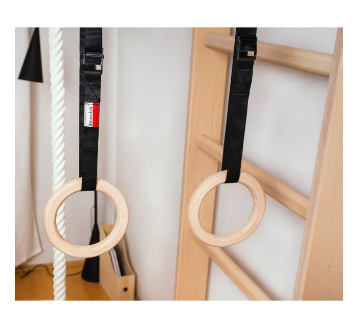 Rebrík s drevenou priečkou a príslušenstvom BENCHK 111+A204 detské