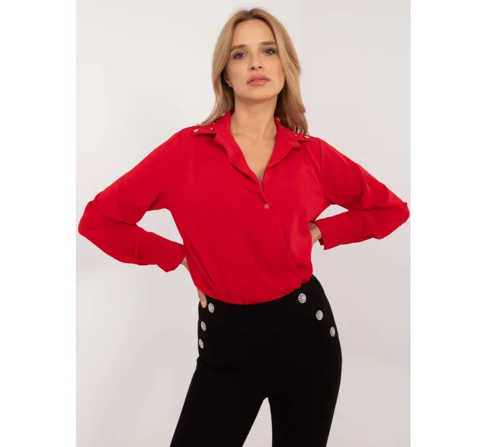 Košeľa DHJ KS 15260.96 červená