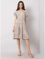 Dámske voľné šaty s volánom awd0465 - FPrice Dámske voľné šaty s volánom awd0465 - FPrice