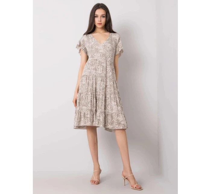 Dámske voľné šaty s volánom awd0465 - FPrice Dámske voľné šaty s volánom awd0465 - FPrice