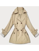 Goodlookin krátky kabát s gombíkmi svetlo béžový (KK60415-3#)