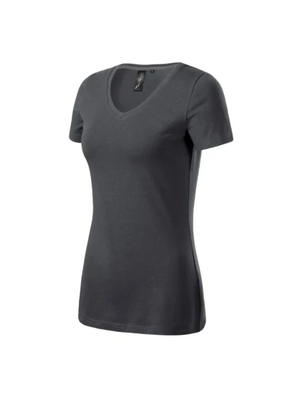 Malfini Action Tričko s výstrihom do V W MLI-70183 light anthracite