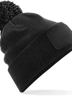 Beechfield B 443 Pletená čiapka Snowstar® 53.0443 čierna/grafitovo šedá