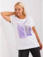 Bluzka RV BZ model 18691566 jasny fioletowy - FPrice Bluzka RV BZ model 18691566 jasny fioletowy - FPrice