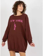 Mikina VI BL 3212.15X tmavo hnedá Mikina VI BL 3212.15X tmavo hnedá