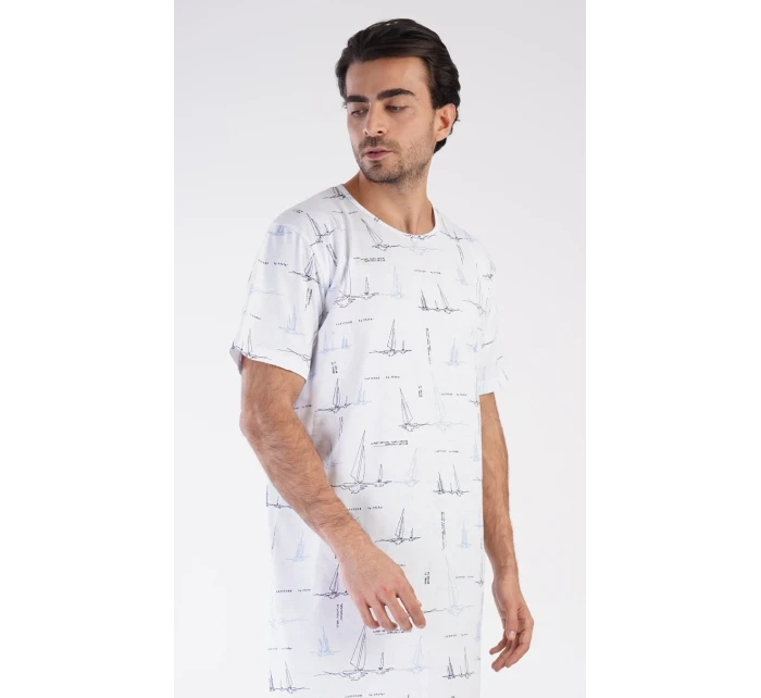 Pánská noční košile s krátkým rukávem model 19710131 - Vienetta MAN