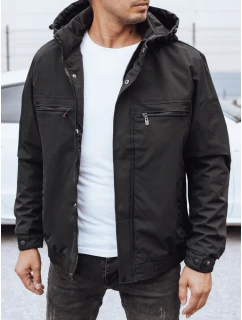 Pánska prechodná bunda čierna FashionStreet TX5031