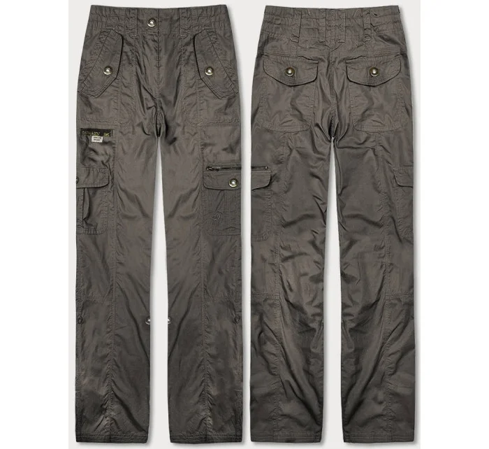 Hnědé dámské kalhoty typu model 18406700 - REMAKE