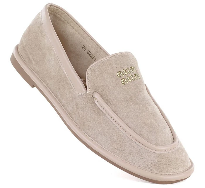 Dámske semišové čižmy Vinceza beige 62271