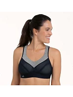 PanAlp vlnená športová podprsenka 5555 black/melange - Active