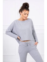 Súprava s oversize šedou blúzkou Súprava s oversize šedou blúzkou