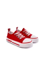 Dziecięce Materiałowe Trampki BIG STAR KK374071 Czerwone Dziecięce Materiałowe Trampki BIG STAR KK374071 Czerwone