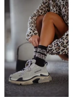 Dámské ponožky  pruhy černé model 21679079 - Milena