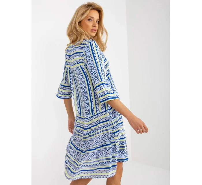 Dámske šaty D73771M30214F tmavo modré - FPrice