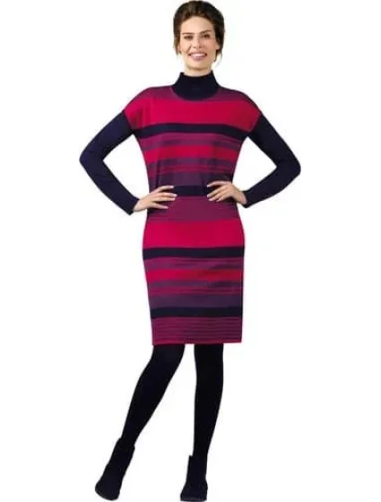 Dámske šaty 10571 Marynarski - Gemini Dámske šaty 10571 Marynarski - Gemini