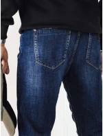 Modré pánske džínsové nohavice FashionStreet UX4220