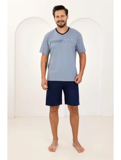 Pyžamo 503 v model 21873361 délce 2XL3XL W26 pánské - Regina Pyžamo 503 v model 21873361 délce 2XL3XL W26 pánské - Regina