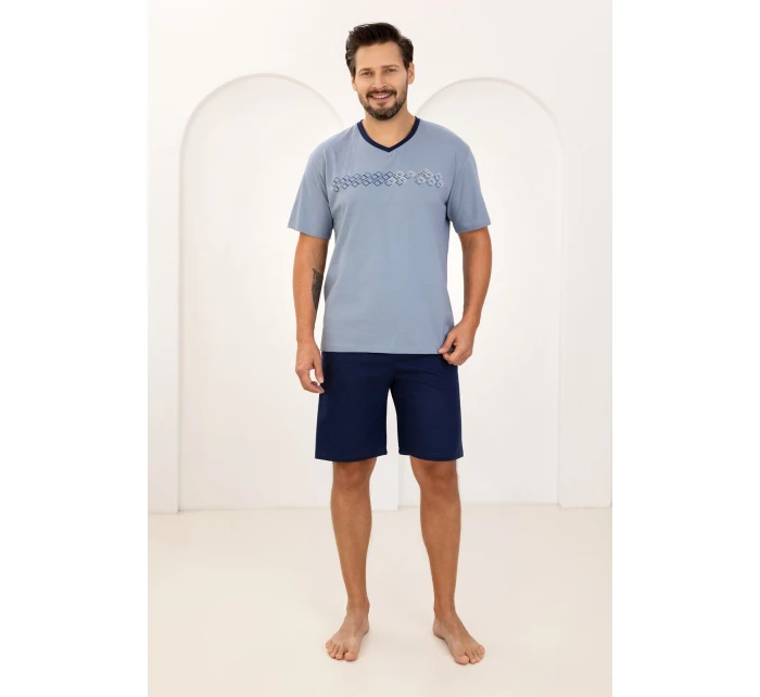 Pyžamo 503 v model 21873361 délce 2XL3XL W26 pánské - Regina Pyžamo 503 v model 21873361 délce 2XL3XL W26 pánské - Regina