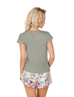 Dámské pyžamo Nicola 1/2 olive - Donna
