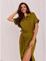 Šaty LK SK 510242.14 v khaki farbe