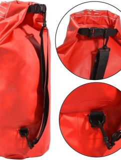 BATOH TAŠKA VODOTESNÁ 30L ČERVENÁ