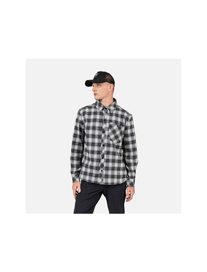 Pánska košeľa ROSSIGNOL RANCH PLAID SHIRT, čierna