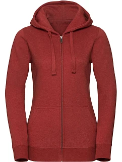 Dámská mikina s kapucí Authentic 10. red melange model 22472620 - Russell Athletic