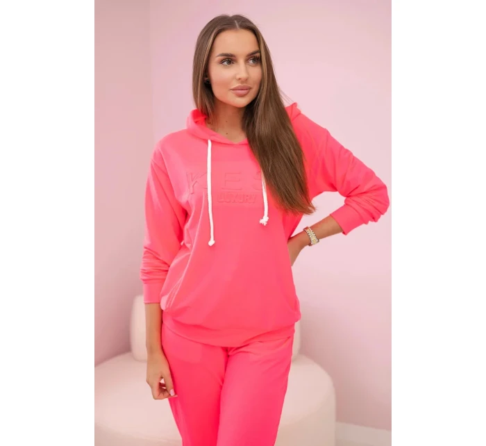 Bavlnený set Kesi Luxury Pink neon Bavlnený set Kesi Luxury Pink neon