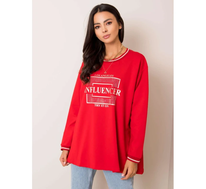 Mikina RV BL 5863.18 červená Mikina RV BL 5863.18 červená