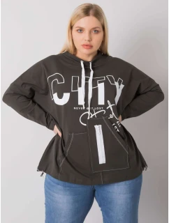 Mikina RV BL 7166.78P tmavá khaki