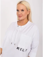 Bluzka RV BZ model 19465472 ecru - FPrice Bluzka RV BZ model 19465472 ecru - FPrice