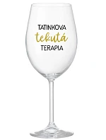 TATINEKOVA TEKUTÁ TERAPIA - priehľadný pohár na víno 350 ml TATINEKOVA TEKUTÁ TERAPIA - priehľadný pohár na víno 350 ml