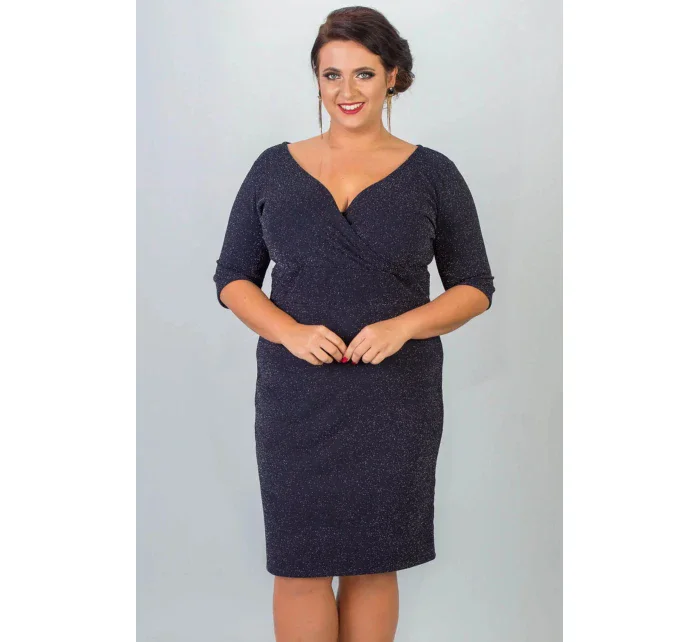 Dámske šaty Bonita U634 námornícka modrá - Karko