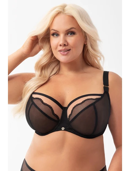 Dámská podprsenka Ida model 21911500 Černá - Gorsenia