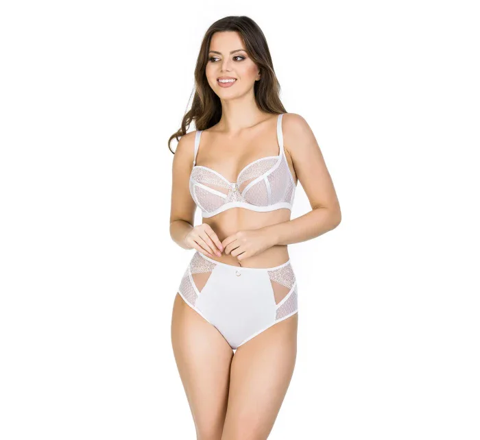 Vysoké dámske nohavičky DOTS 19057 White Vysoké dámske nohavičky DOTS 19057 White