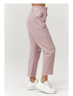 Šnúrové nohavice model 223241 Makadamia Šnúrové nohavice model 223241 Makadamia