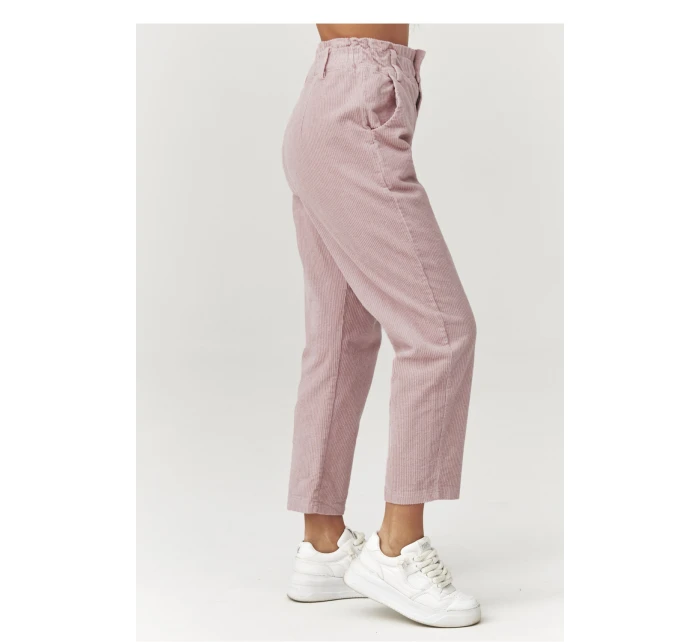 Šnúrové nohavice model 223241 Makadamia Šnúrové nohavice model 223241 Makadamia