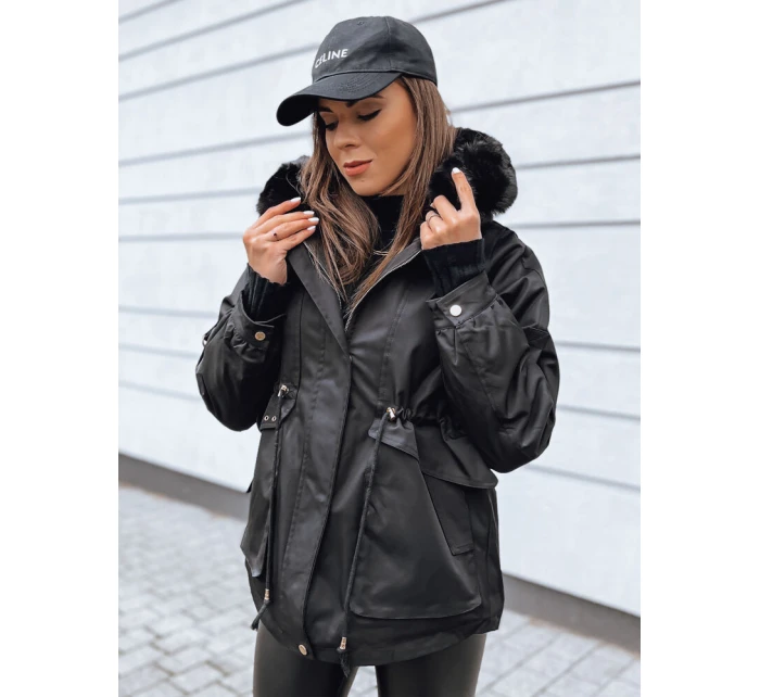 Dámska bunda TURTI black FashionStreet TY3307