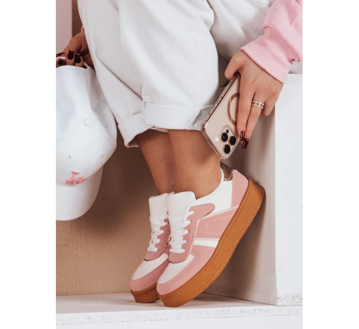 Dámské tenisky na platformě pink Dstreet model 21983709 - FashionStreet Dámské tenisky na platformě pink Dstreet model 21983709 - FashionStreet