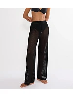 Plážové háčkované nohavice MyWear - BLACK - TRIUMPH BLACK - TRIUMPH