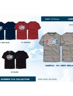 LEONE pánske tričko LSM978/S16 sivé "XL"