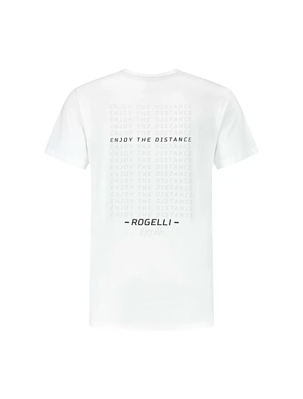 Rogelli t-shirt męski LOGO biały XL