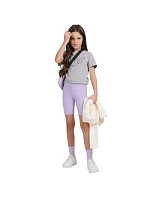 Dívčí kraťasy CAS fialové 51S model 22282049 - 4F Dívčí kraťasy CAS fialové 51S model 22282049 - 4F